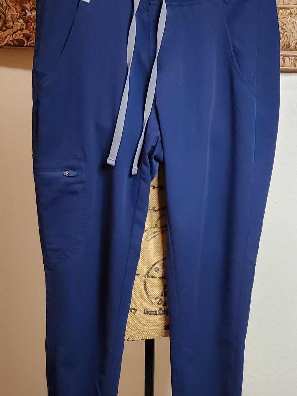 FIGS Zamora Jogger Navy Scrub Pants XS Cargo